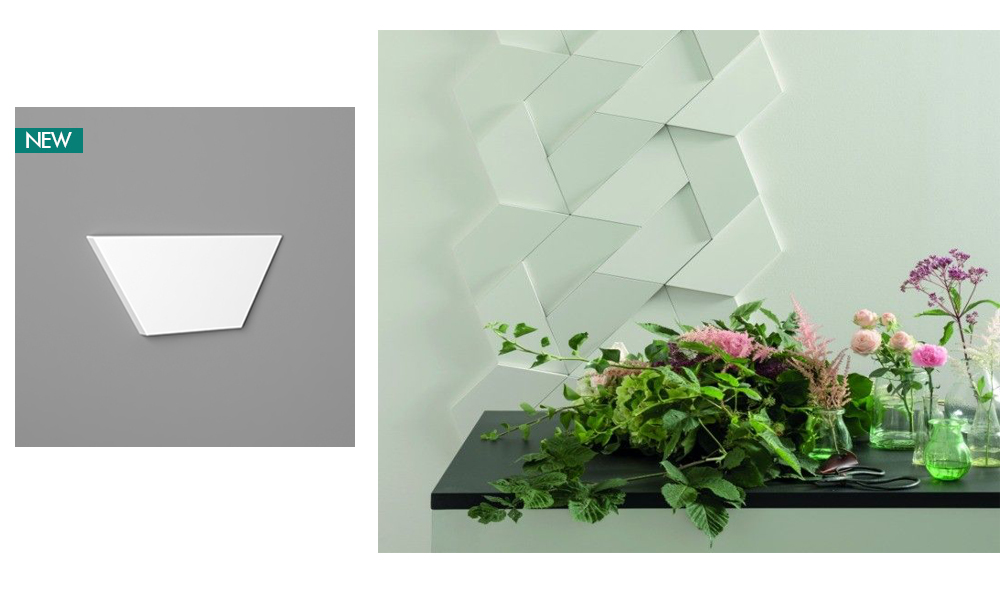 W101 TRAPEZIUM 3D WALL PANEL