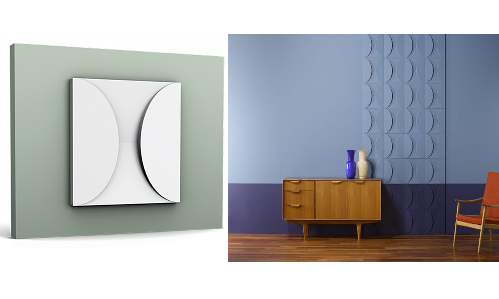 W107 CIRCLE 3D WALL PANEL